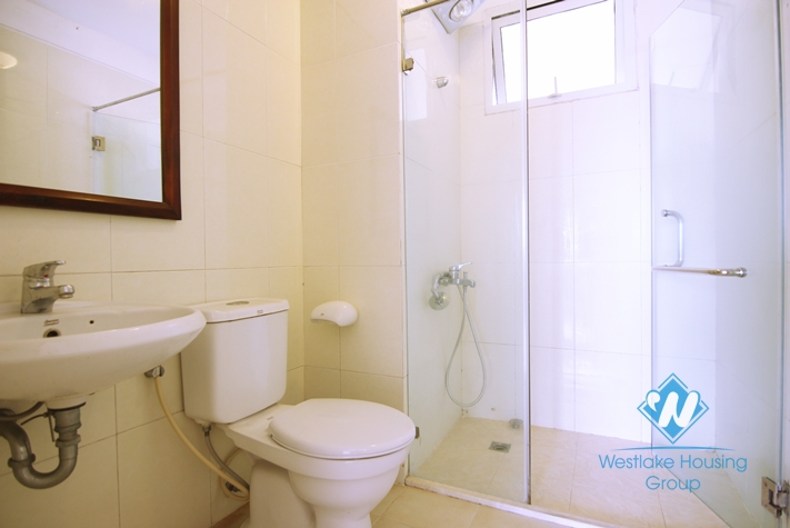 Unfurnished 4 bedrooms apartment for rent in E building, Ciputra, Hanoi 